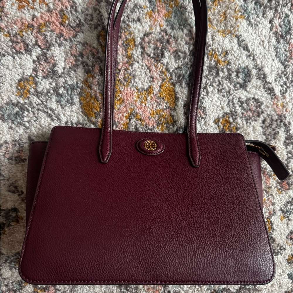 Tory Burch Burgundy Shoulder Bag
